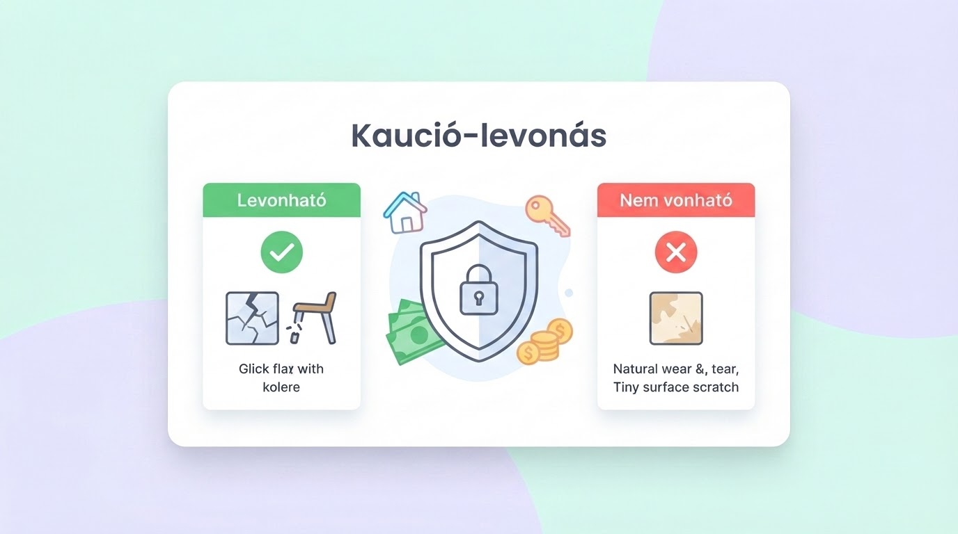Kaucióból levonás jogszerűen: mit vonhatsz le, mit nem? (minta) | RentTab